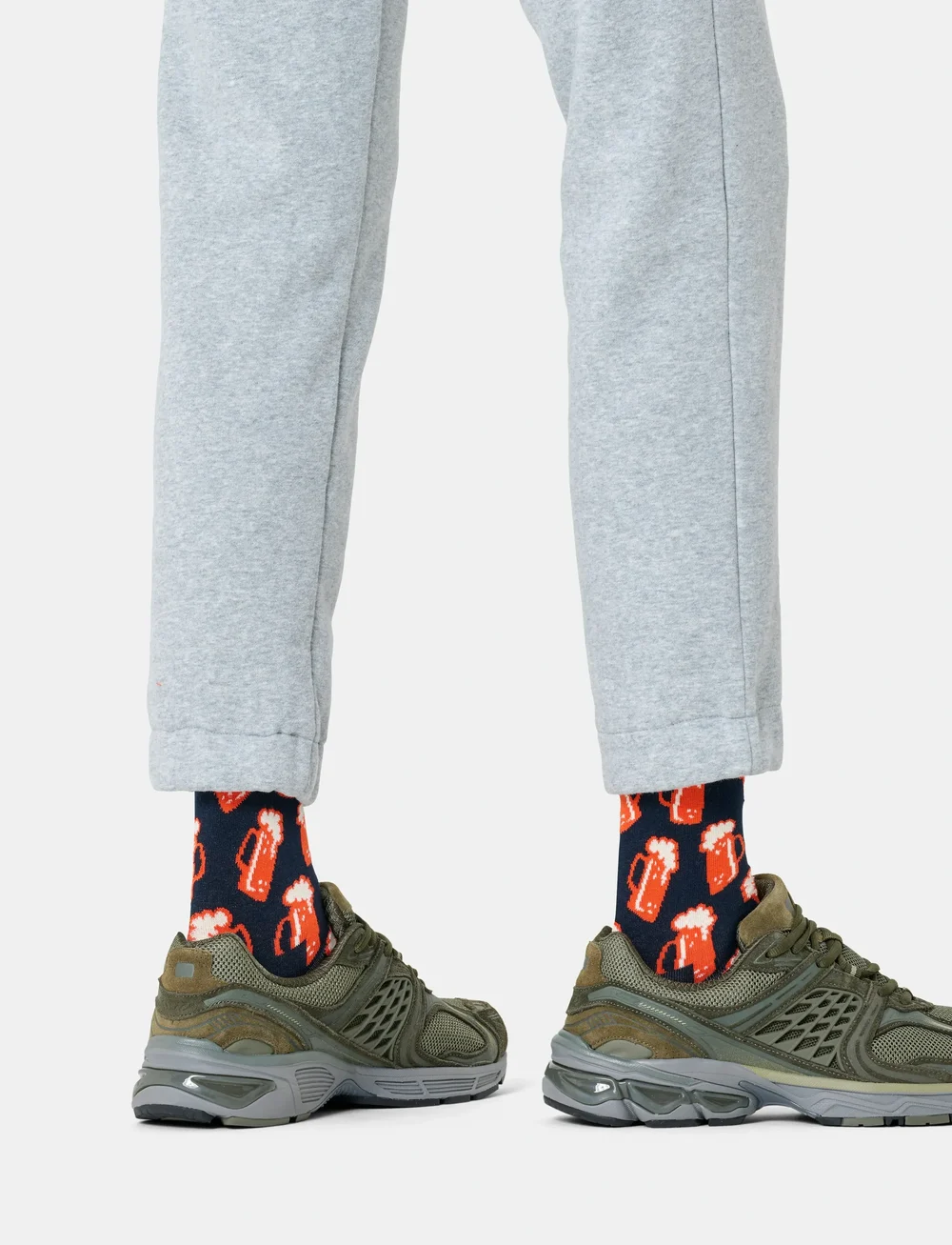 Happy Socks - Beer Sock - crew-socken - navy - 0