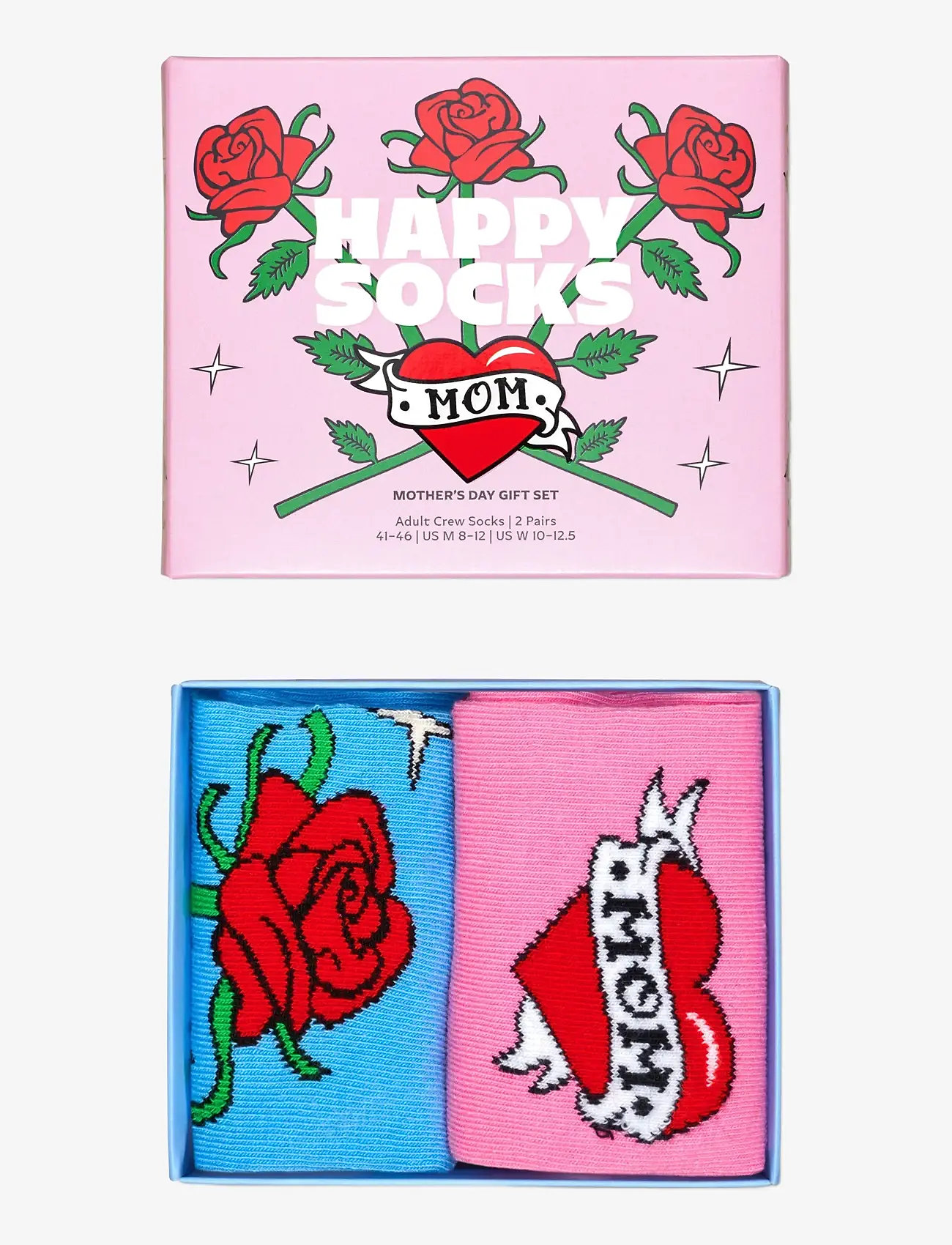 Happy Socks - 2-Pack Mother's Day Socks Gift Set - almindelige strømper - pink - 0