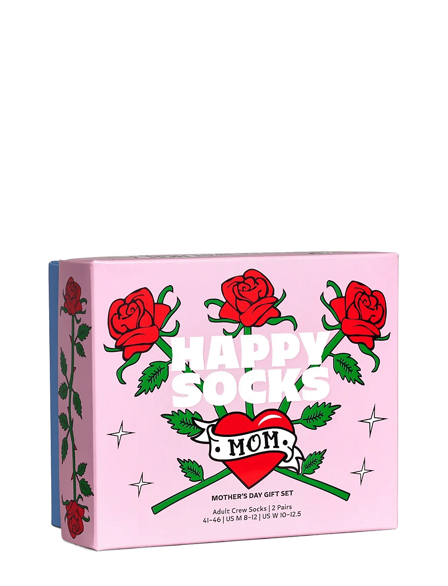 Happy Socks - 2-Pack Mother's Day Socks Gift Set - klassikalised sokid - pink - 3