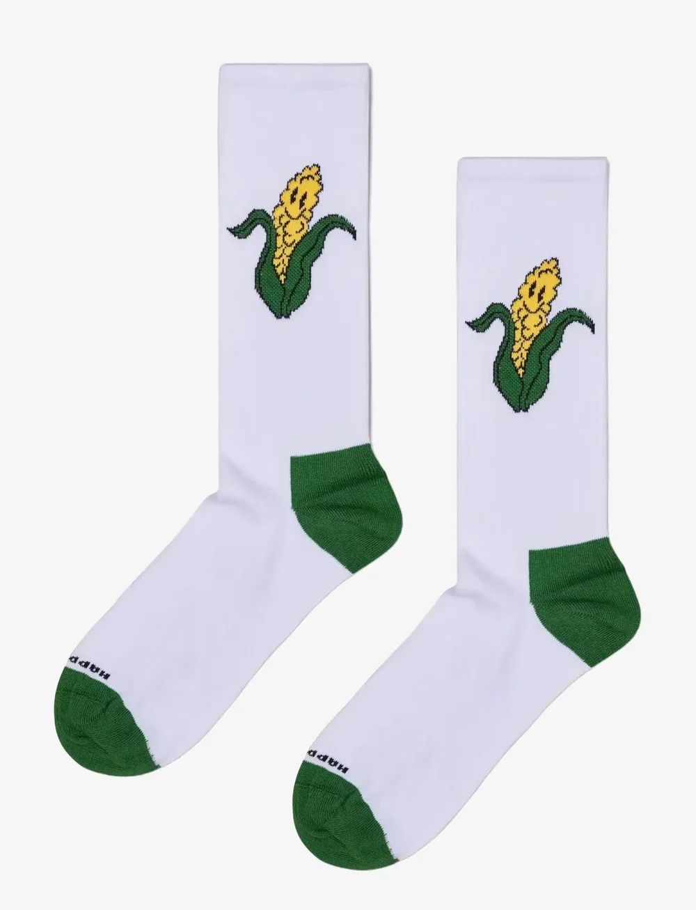 Happy Socks - Corn Sneaker Sock - crew-socken - white - 1