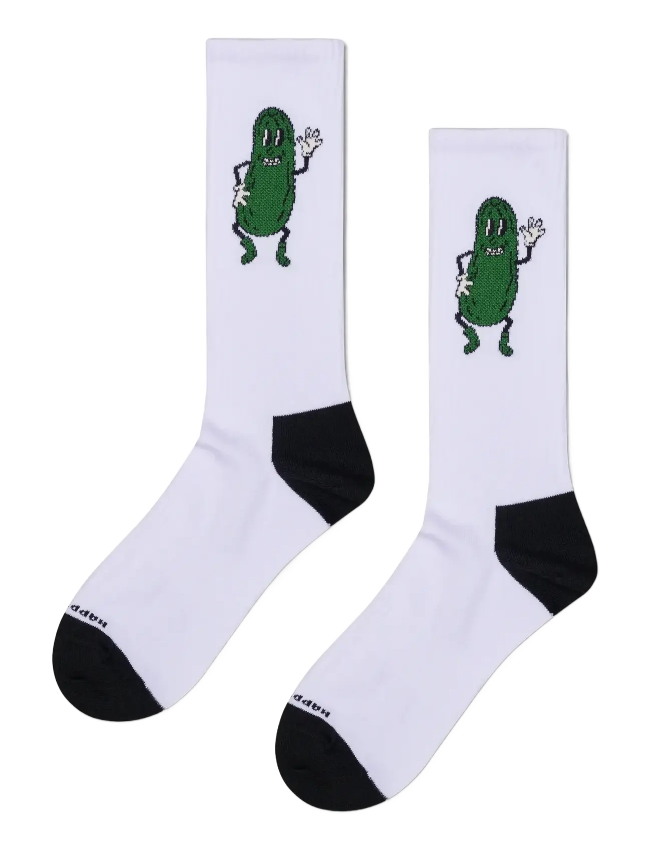 Happy Socks Pickle Sneaker Sock - Socken - WHITE / green