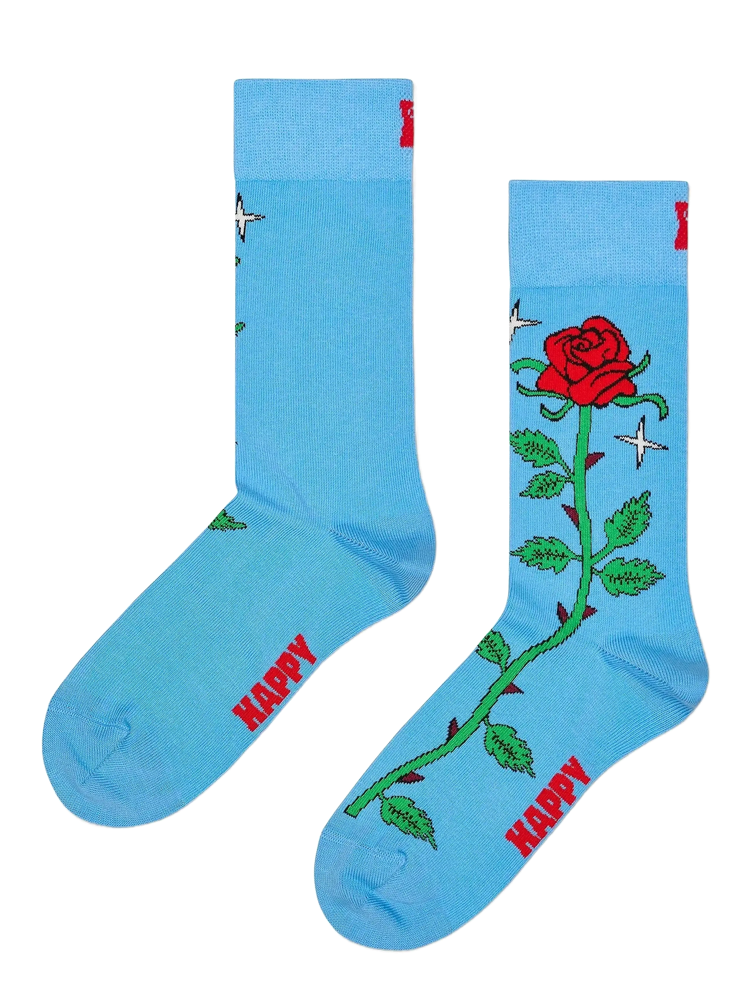 HAPPY Socken Rose Socke Blau - 41-46 - Damen
