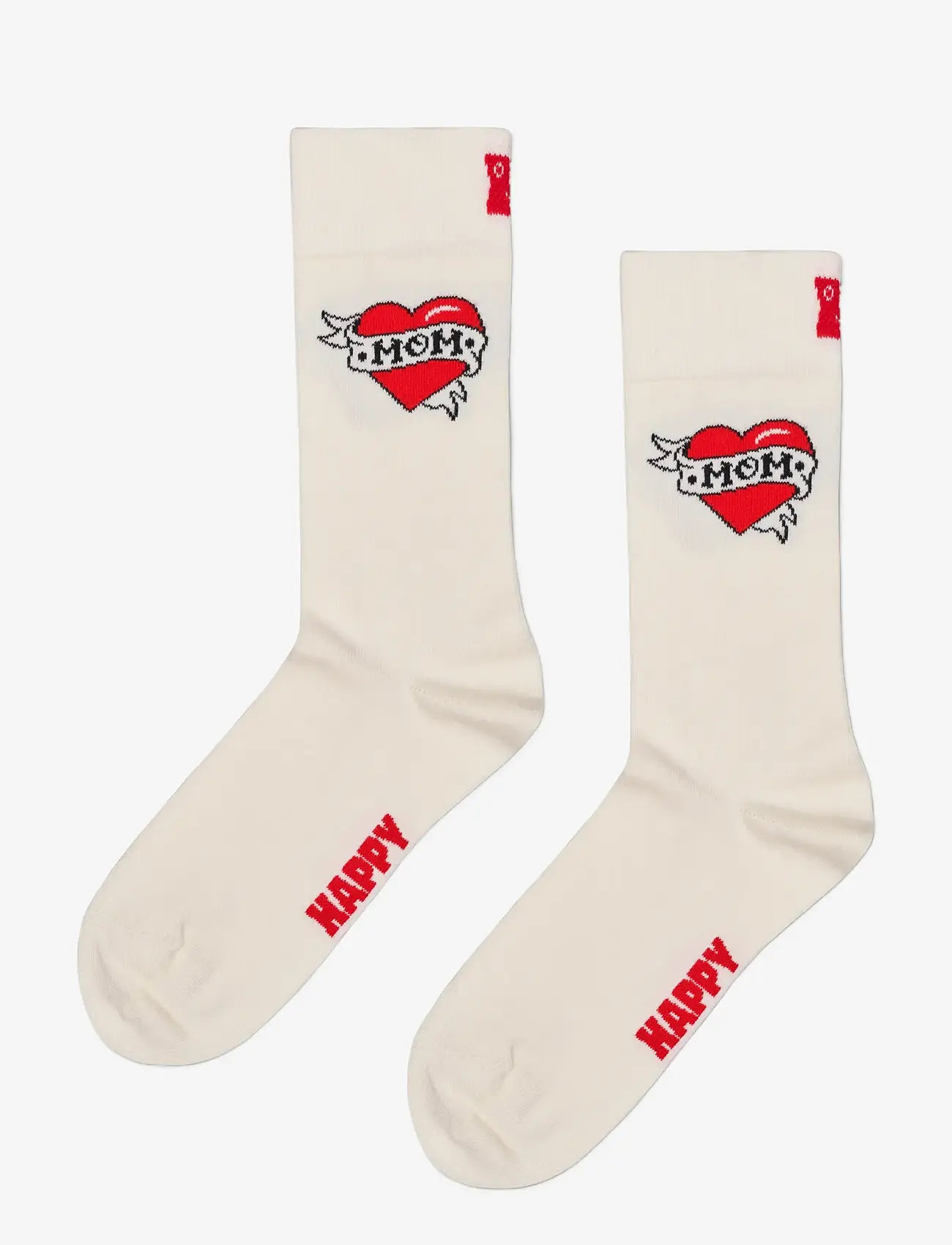 Happy Socks - Mother's Day Sock - crew-socken - white - 1