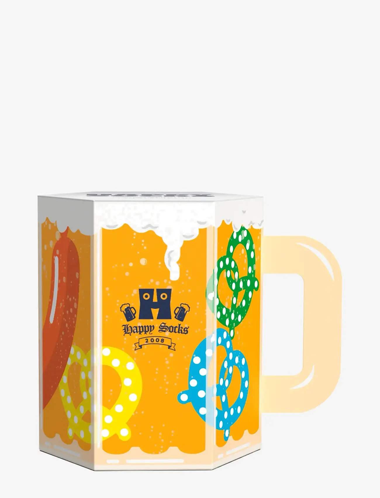 Happy Socks - 3-Pack Beer Glass Socks Gift Set - crew-socken - navy - 1