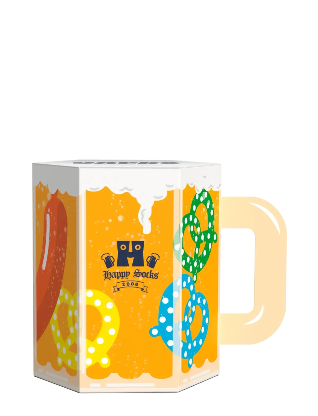 Happy Socks - 3-Pack Beer Glass Socks Gift Set - crew-socken - navy - 1