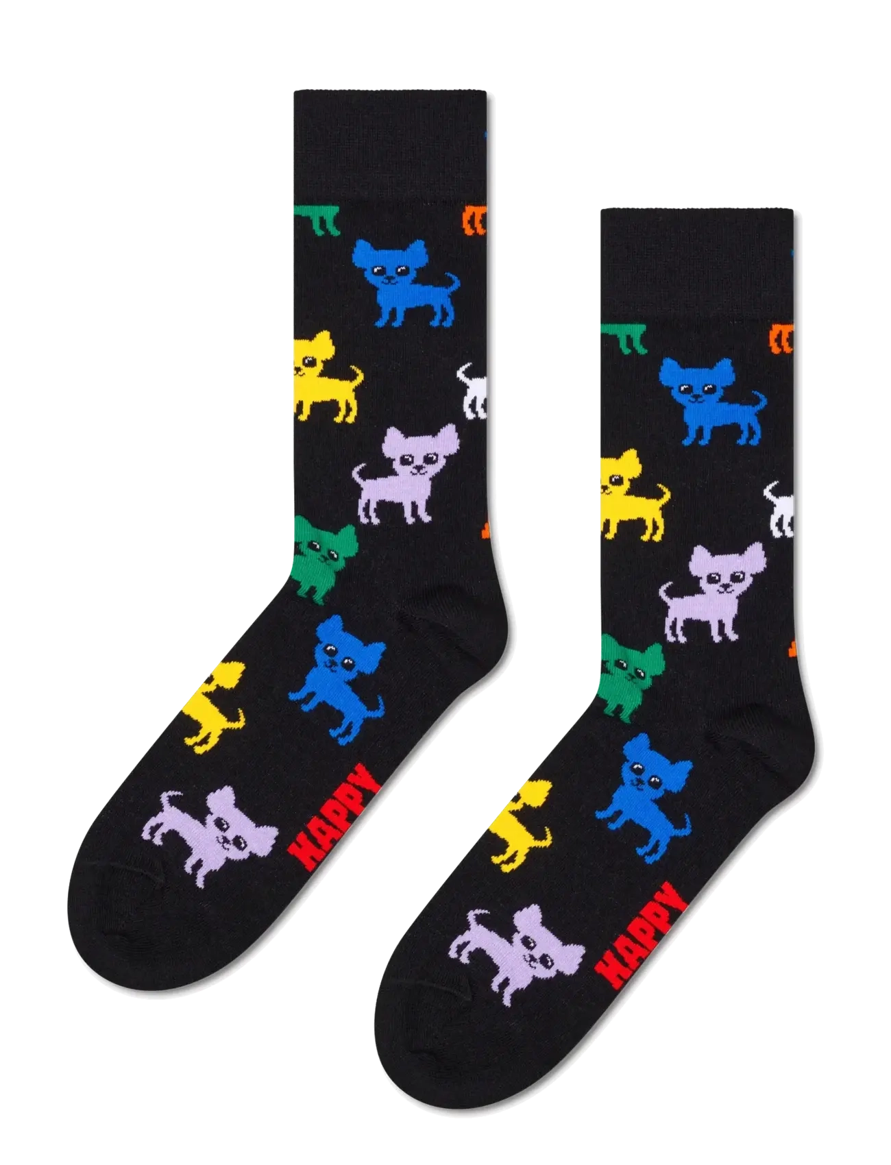 HAPPY Socken Chihuahua Socke Schwarz - 36-40 - Herren