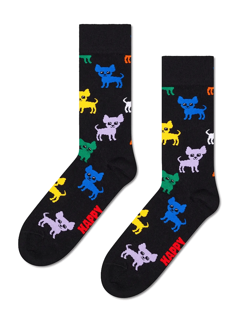 Happy Socks - Chihuahua Sock - crew-socken - black - 1