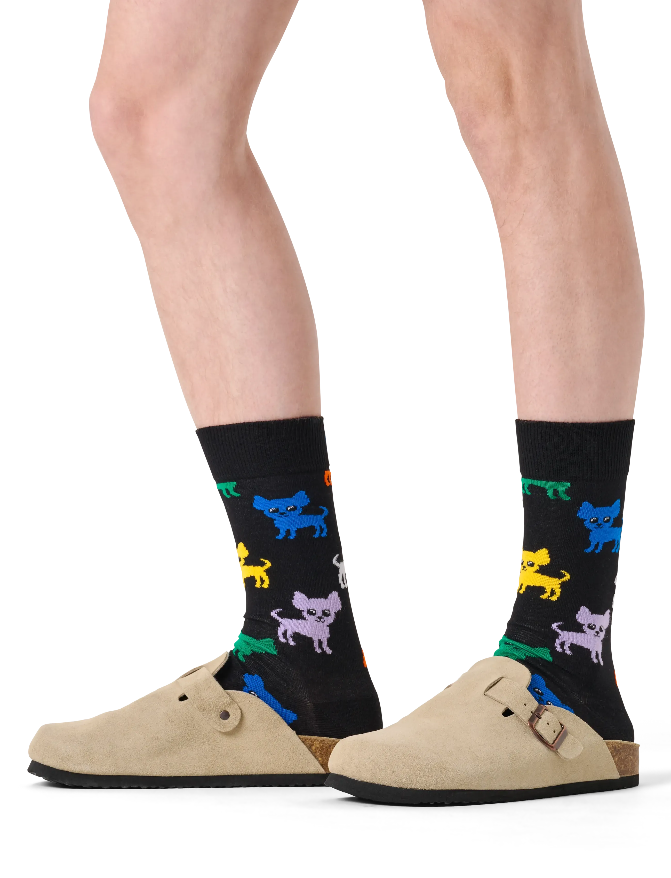 Happy Socks Chihuahua Sock, 36-40, Black, Sokker > Almindelige Sokker, Herre