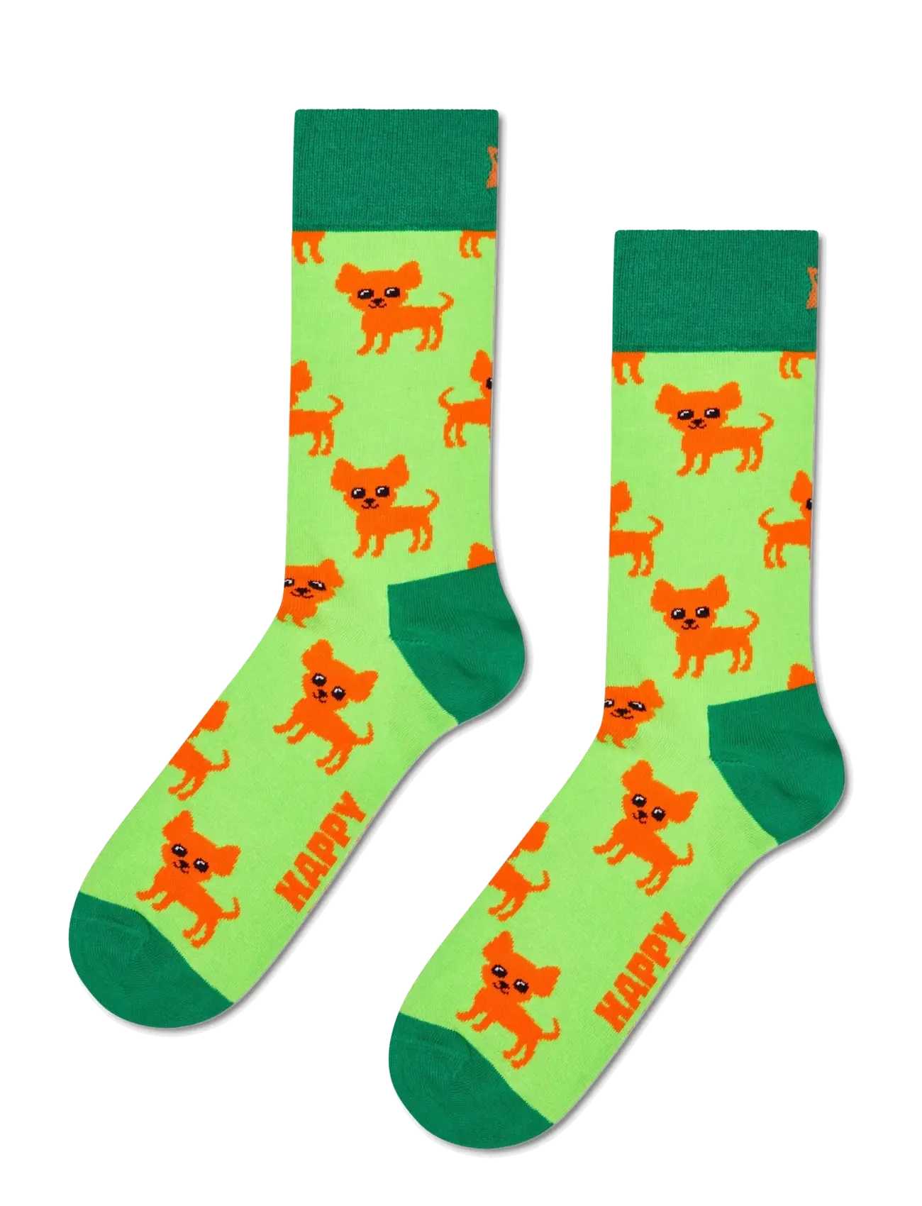 HAPPY Socken Chihuahua Socke Grün - 36-40 - Herren