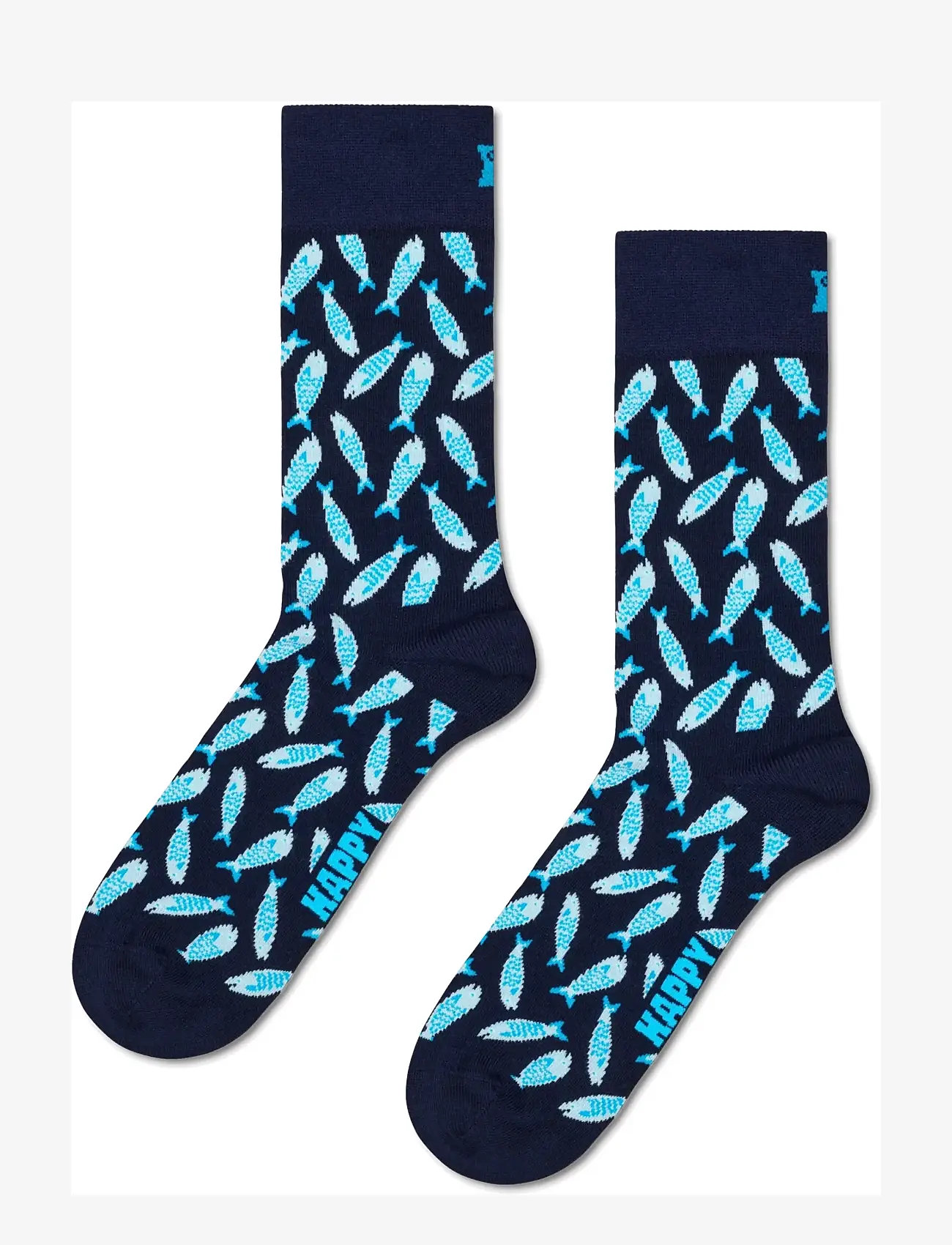 Happy Socks - Sardine Sock - crew socks - navy - 1