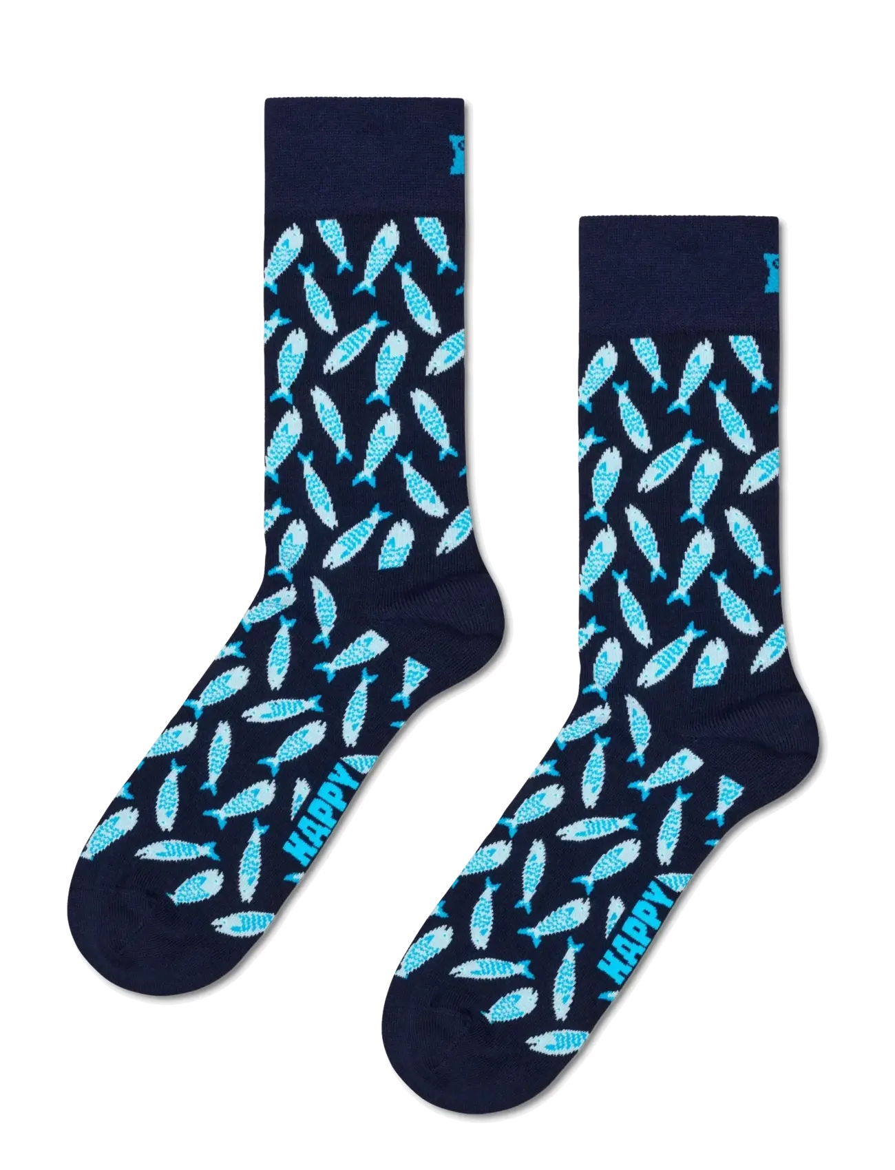 Happy Socks Sardine Sock - Nyheter - NAVY / navy