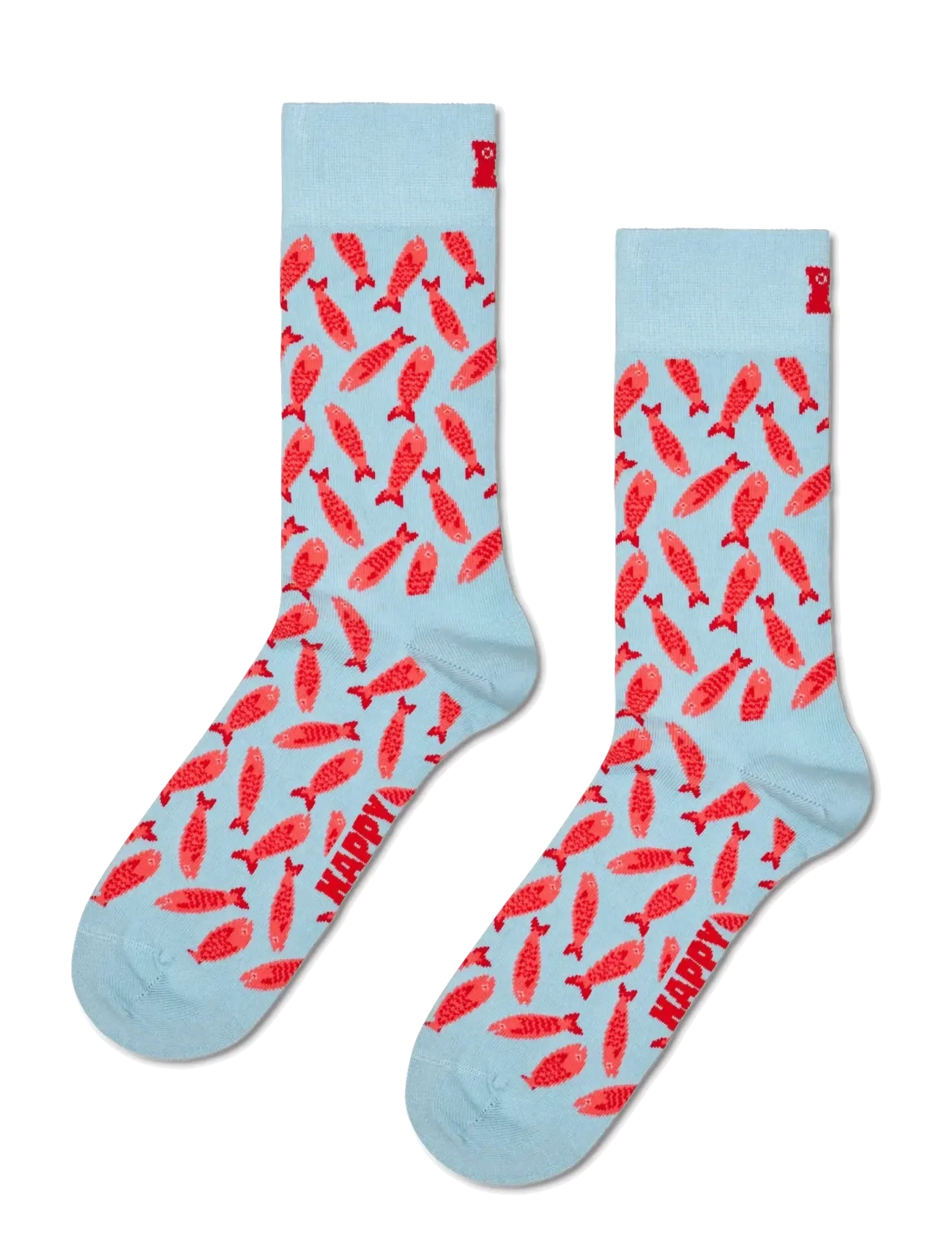Happy Socks Sardine Sock - Happy Socks - LIGHT BLUE / blue