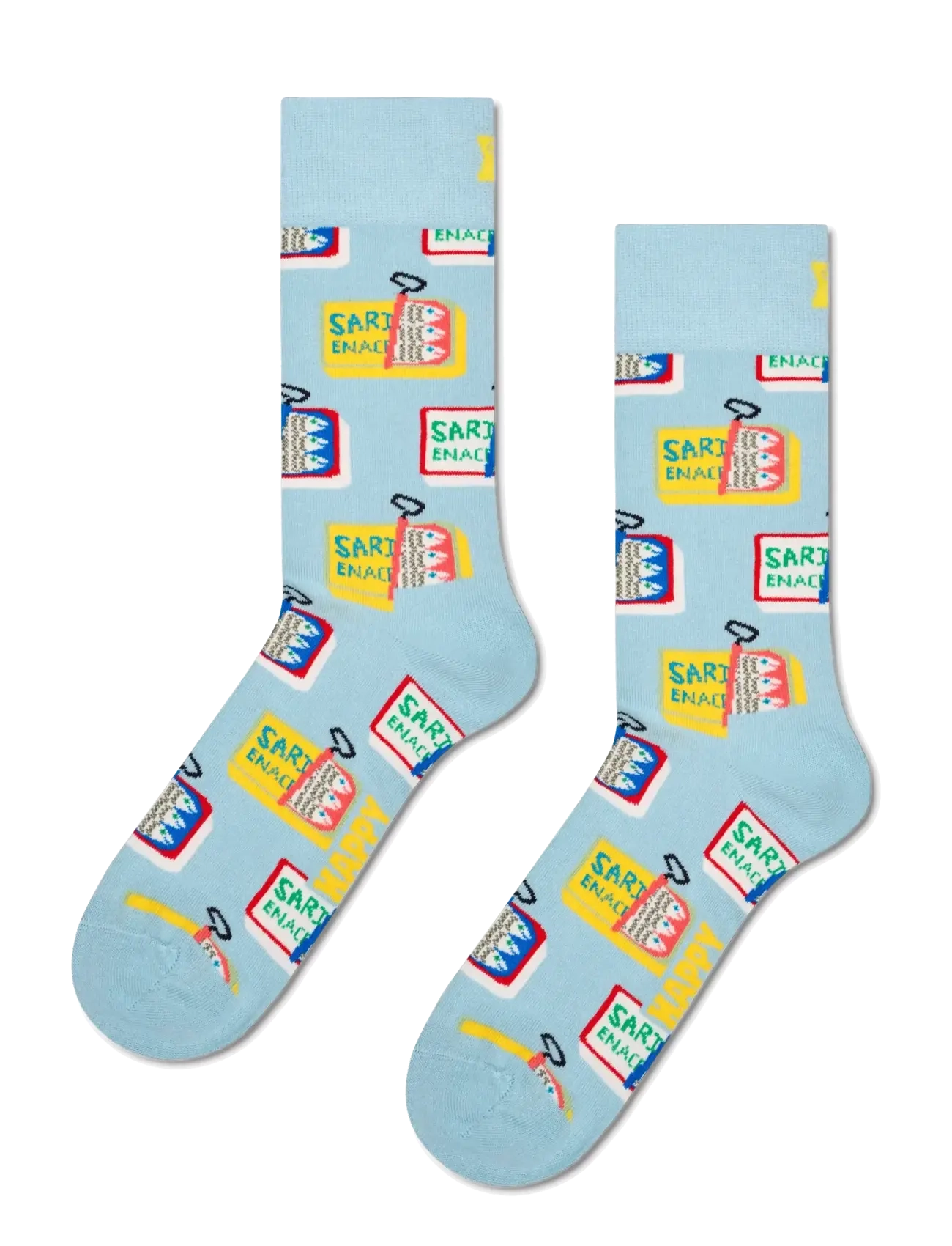 Happy Socks Sardine Tin Sock - Underwear - LIGHT BLUE / blue