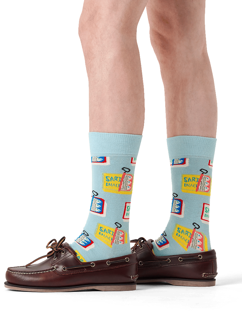 Happy Socks - Sardine Tin Sock - klassikalised sokid - light blue - 0
