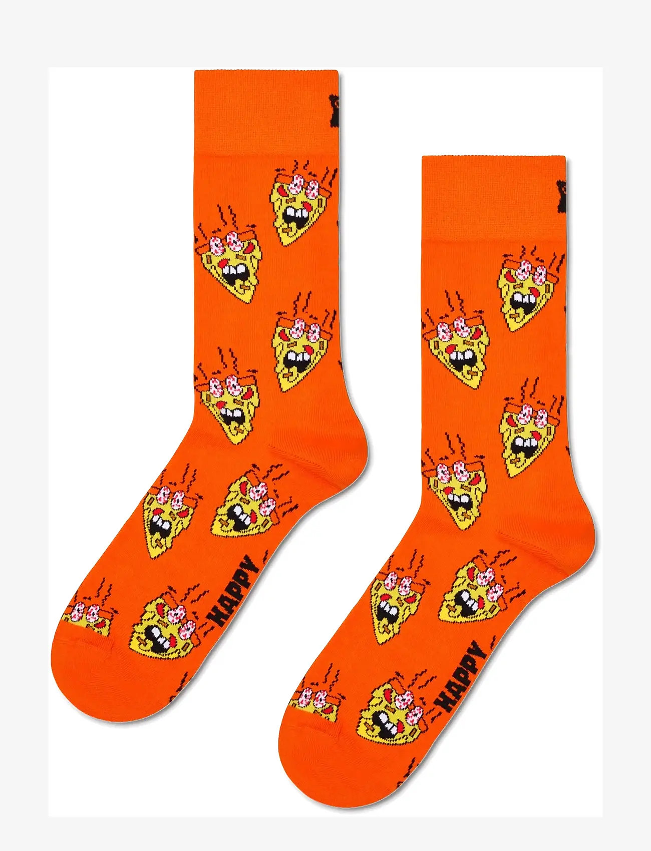 Happy Socks - Smelly Pizza Sock - sokker - orange - 1