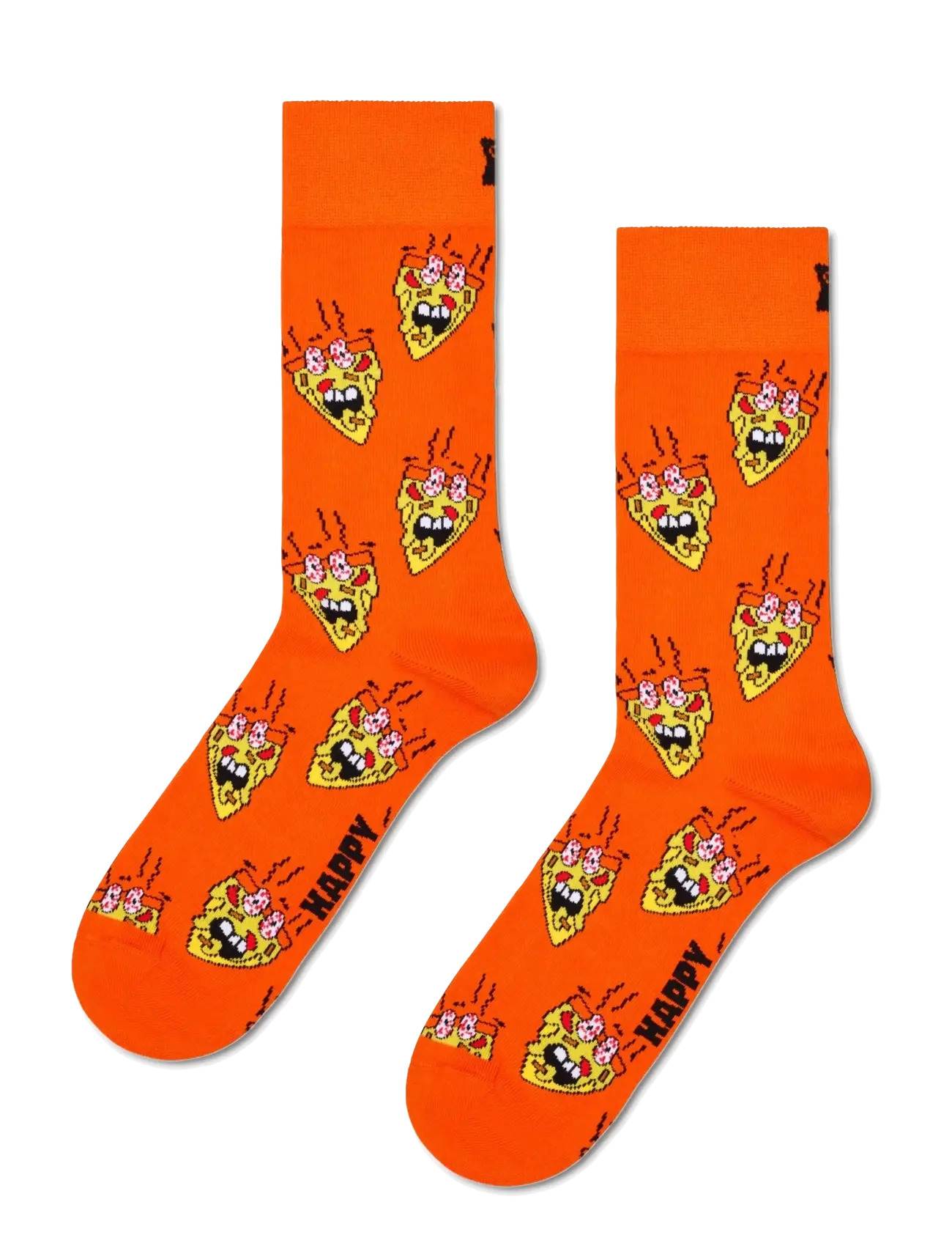 Happy Socks Smelly Pizza Sock - Happy Socks - ORANGE / orange