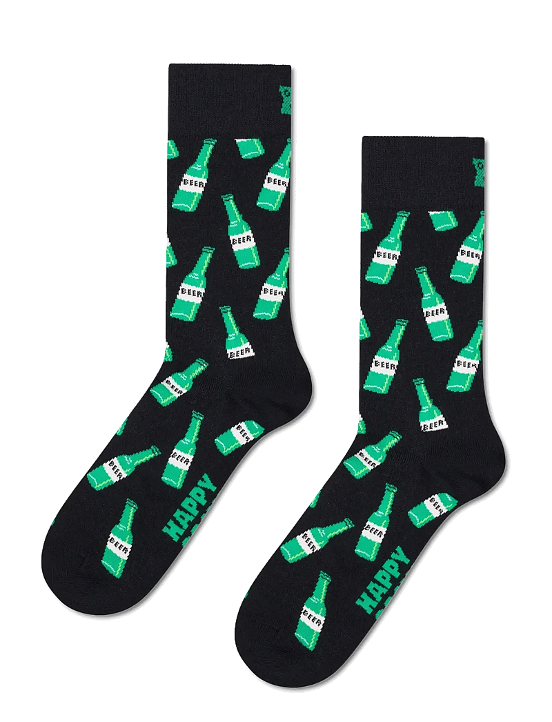 Happy Socks - Beer Sock - klassikalised sokid - black - 1