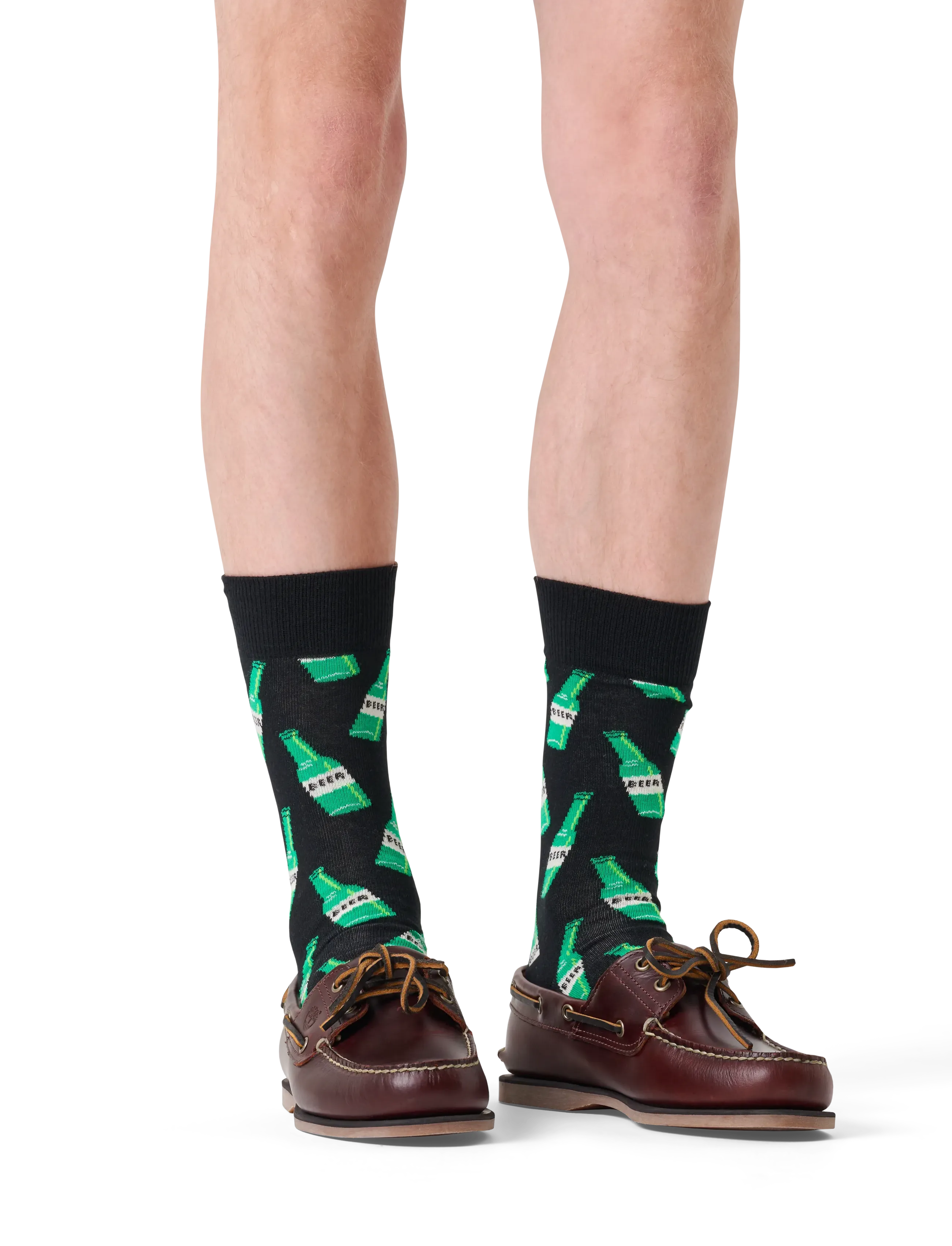 Happy Socks Beer Sock, 41-46, Socks, Schwarz - Regular Männerswear