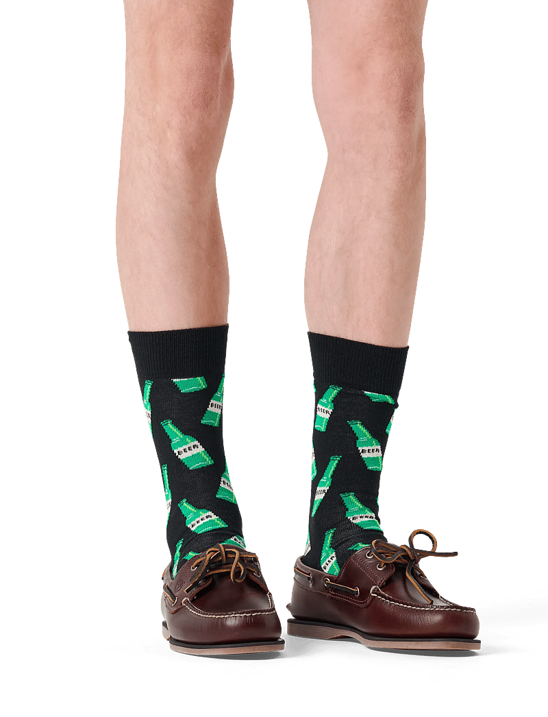 Happy Socks - Beer Sock - klassikalised sokid - black - 0