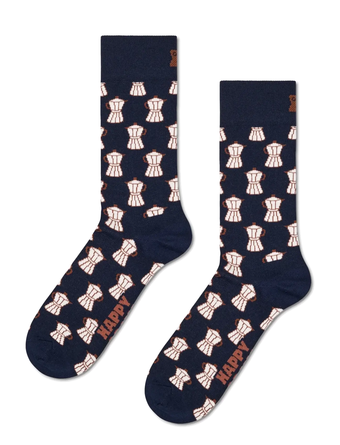Happy Socks Moka Maker Sock - Nyheter - NAVY / navy