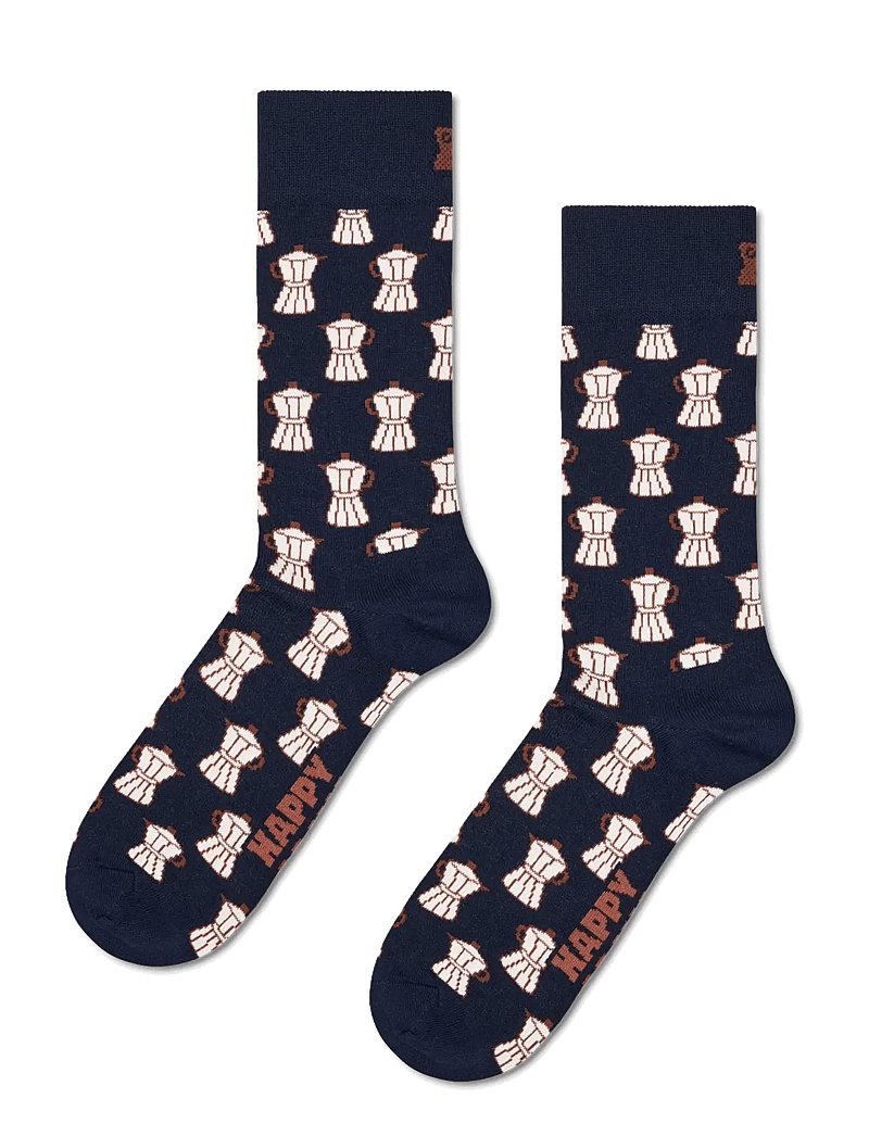 Happy Socks - Moka Maker Sock - crew-socken - navy - 1