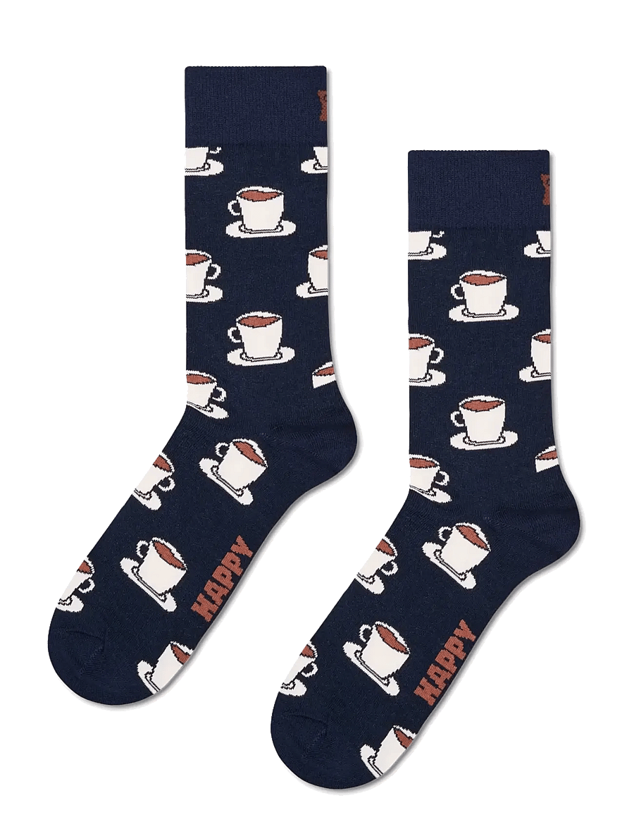 Happy Socks - Espresso Sock - chaussettes crew - navy - 1
