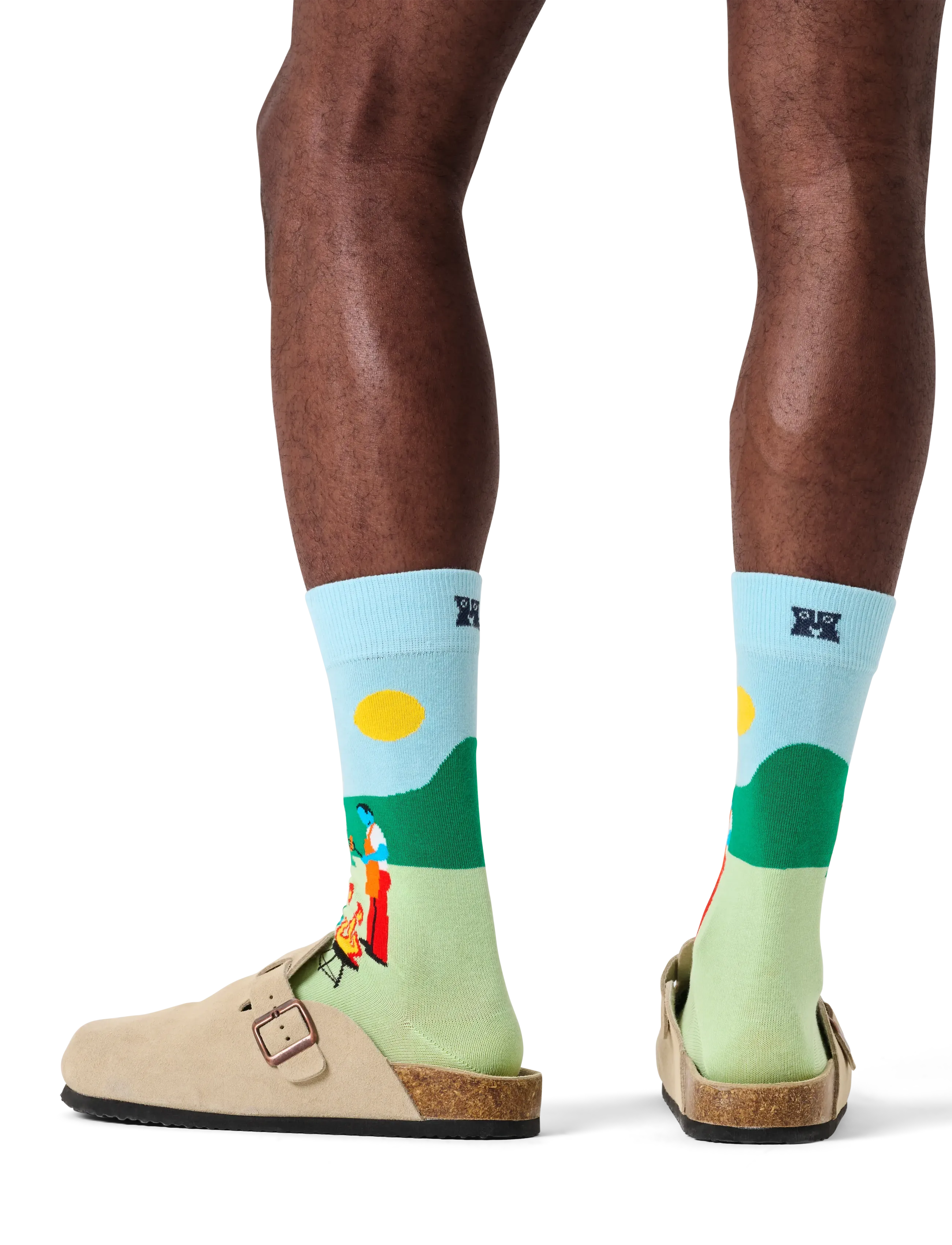 Happy Socks - BBQ Sock - madalaimad hinnad - light green - 2