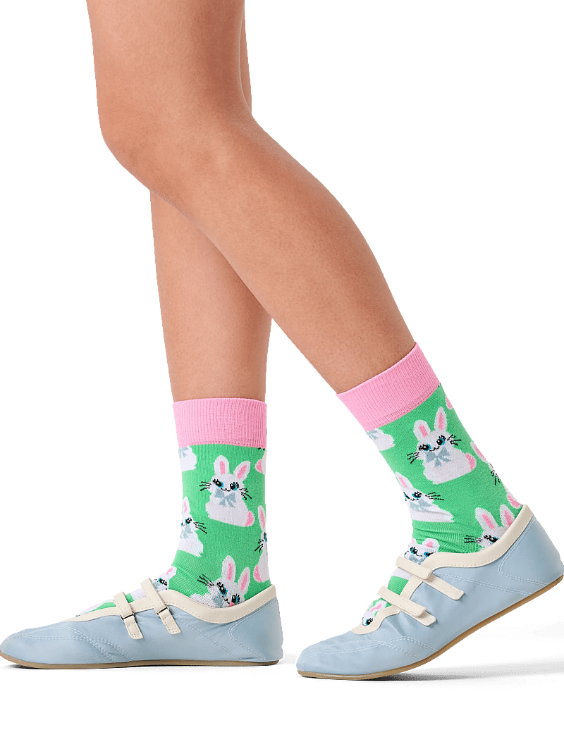 Happy Socks - Bunny Sock - klassikalised sokid - light green - 0