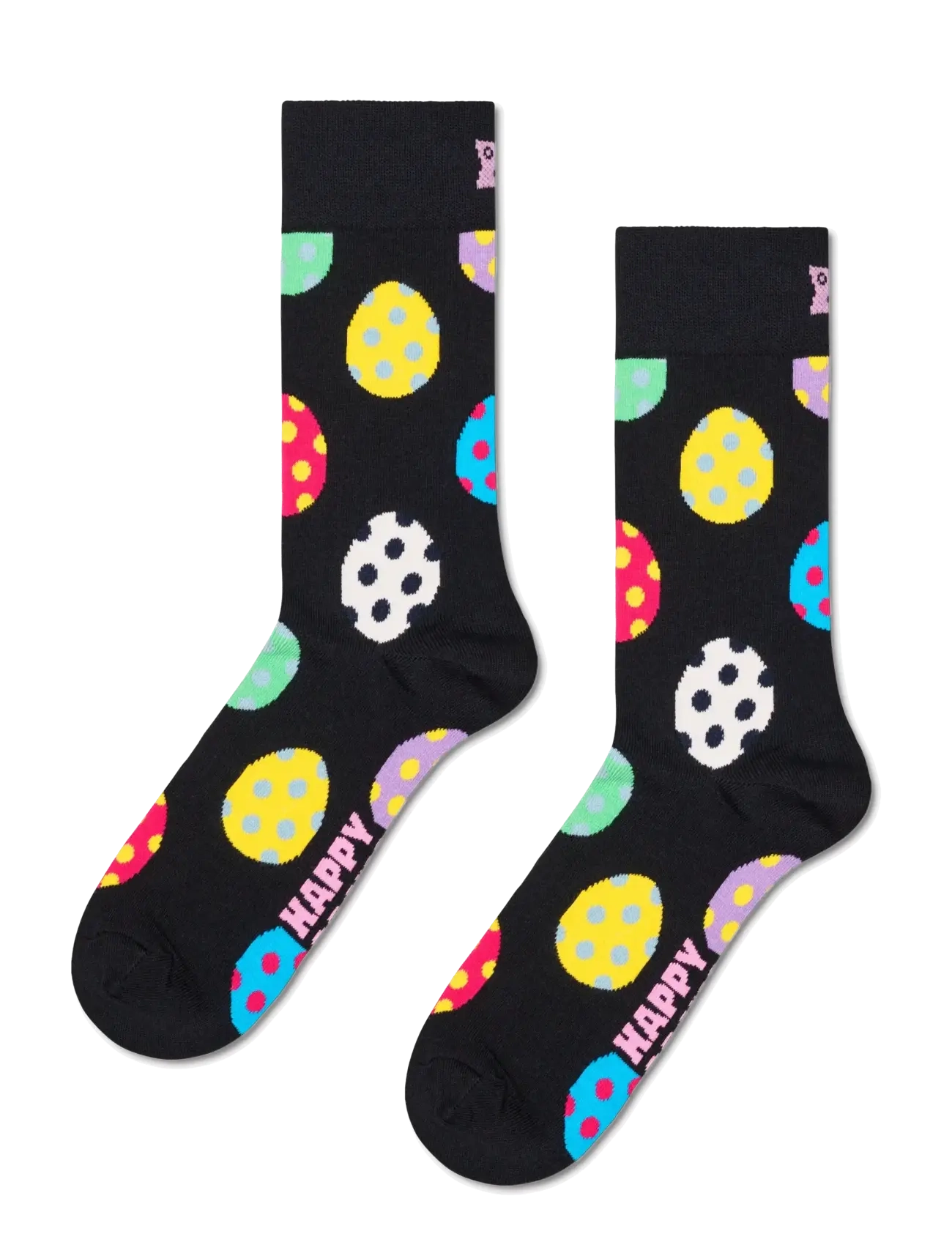 HAPPY Socken Easter Egg Socke Schwarz - 41-46 - Herren