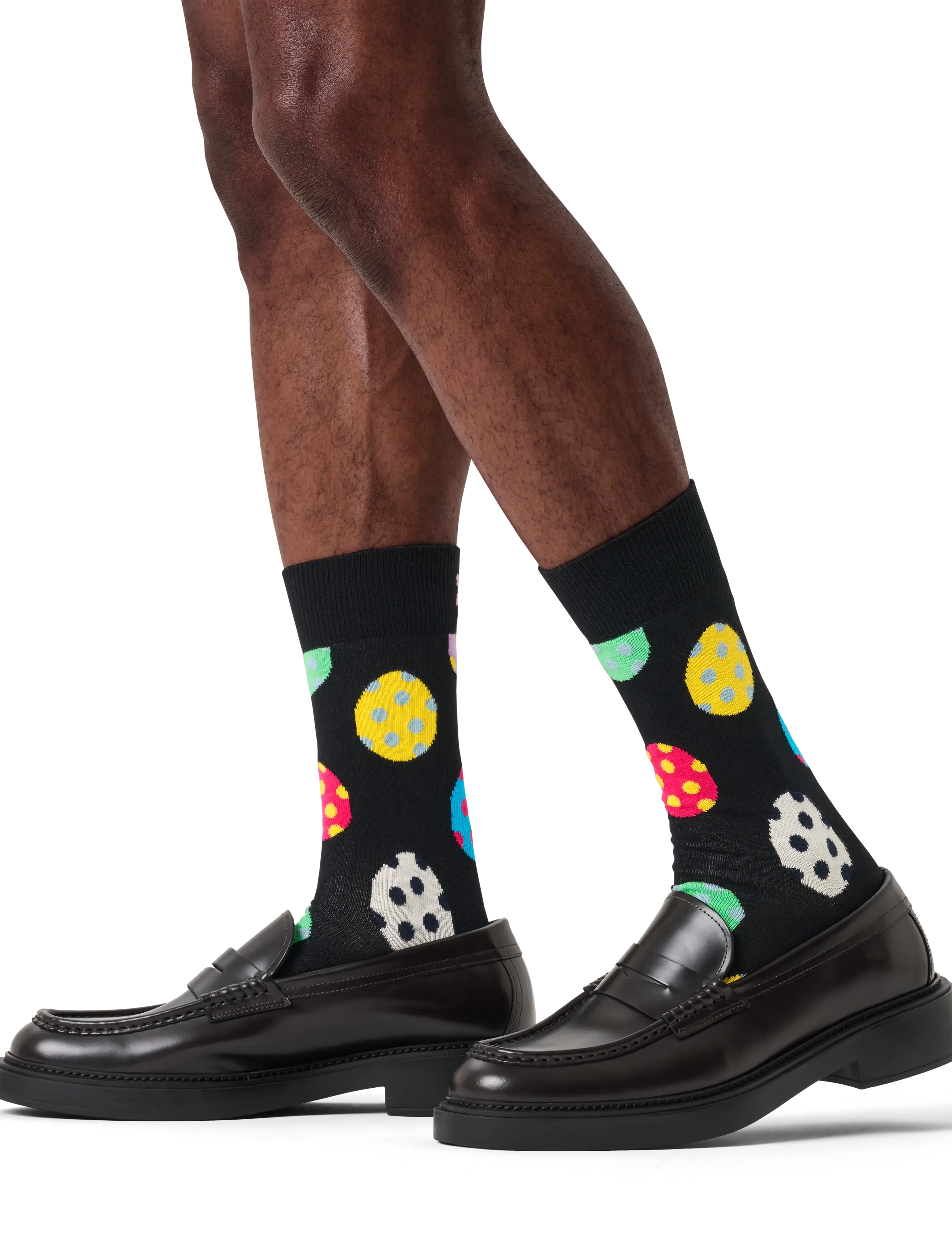 Happy Socks Easter Egg Sock - Aluspesu - BLACK / black