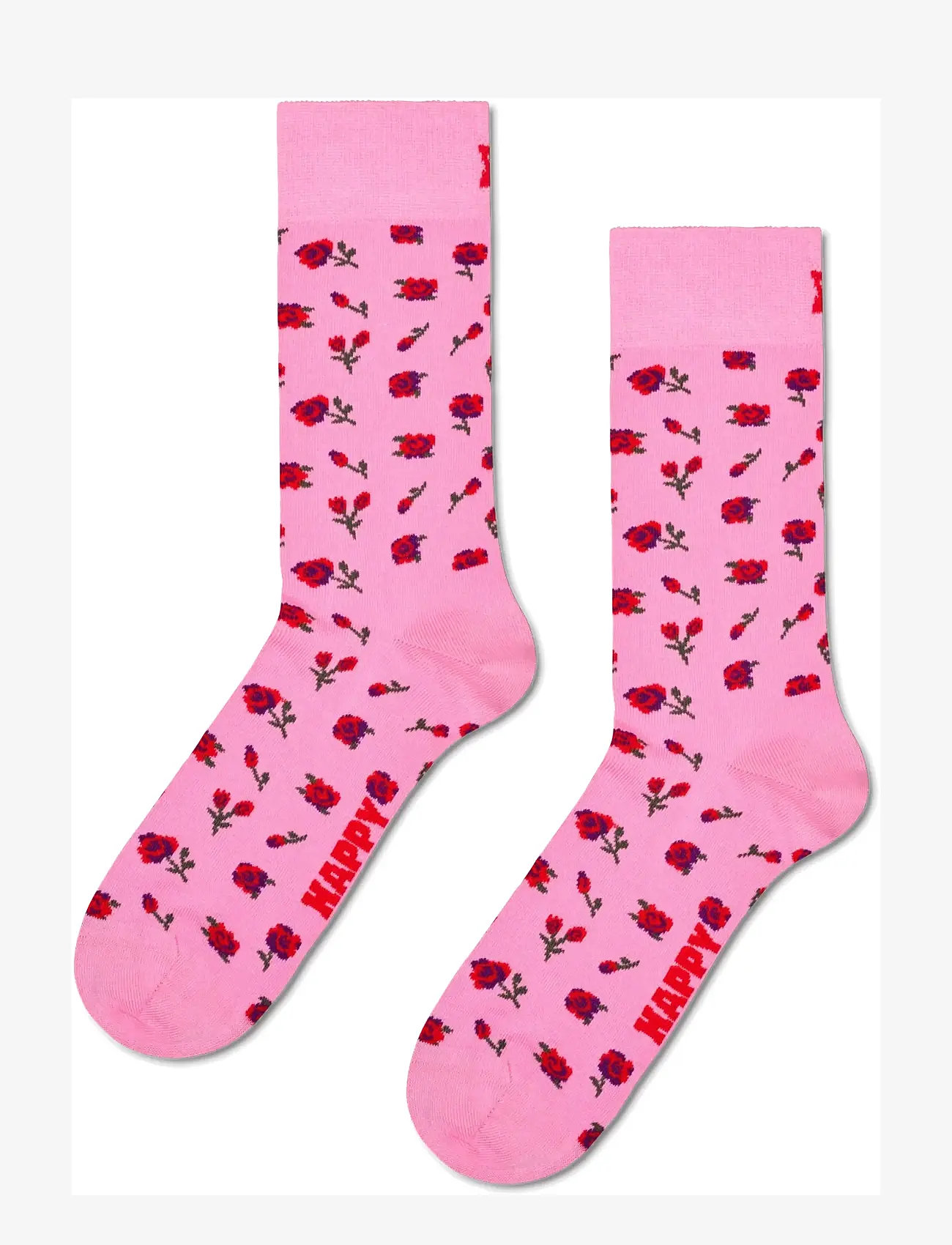 Happy Socks - Roses Sock - laveste priser - pink - 1