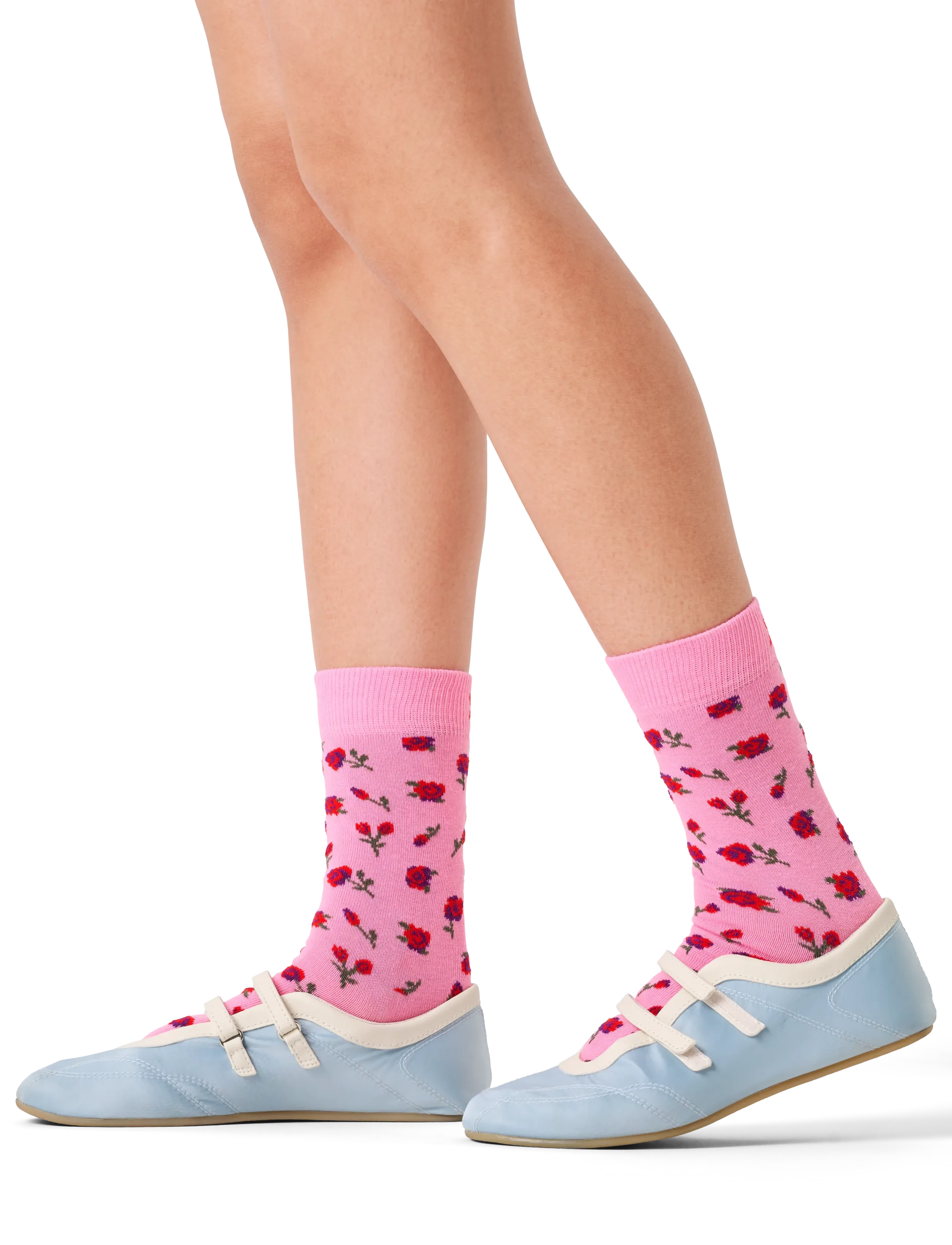 Happy Socks Roses Sock, 36-40, Socks, Rosa - Regular Männerswear