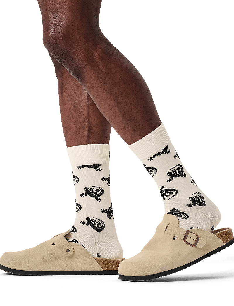 Happy Socks - Lizard Sock - klassikalised sokid - white - 0