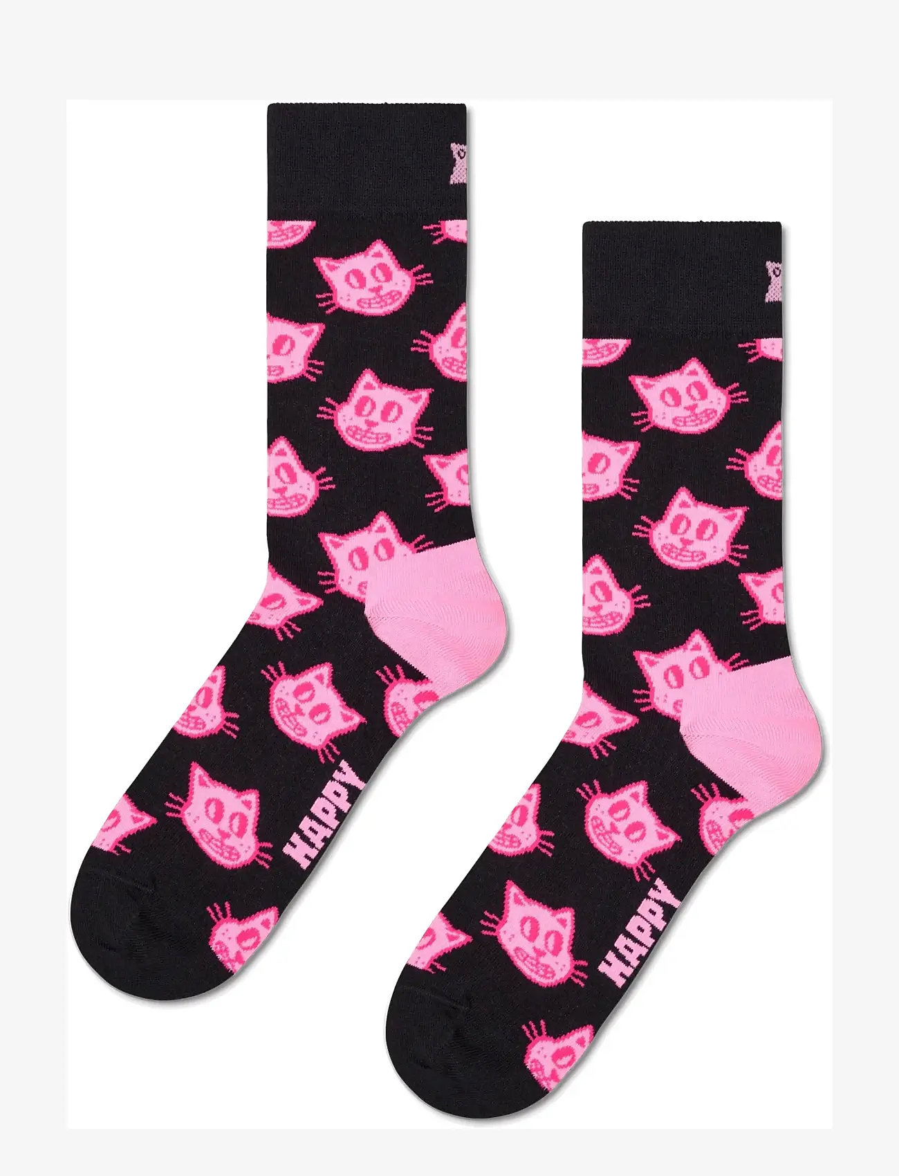 Happy Socks - Cat Sock - laveste priser - black - 1