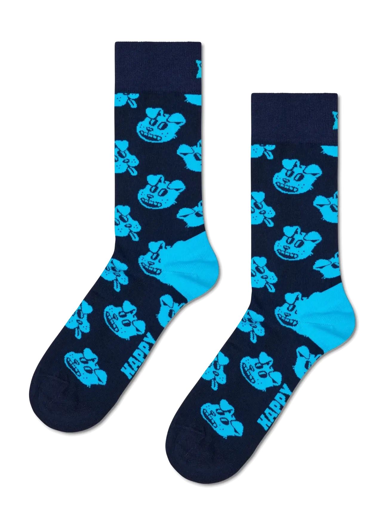 HAPPY Socken Dog Socke Blau - 41-46 - Herren