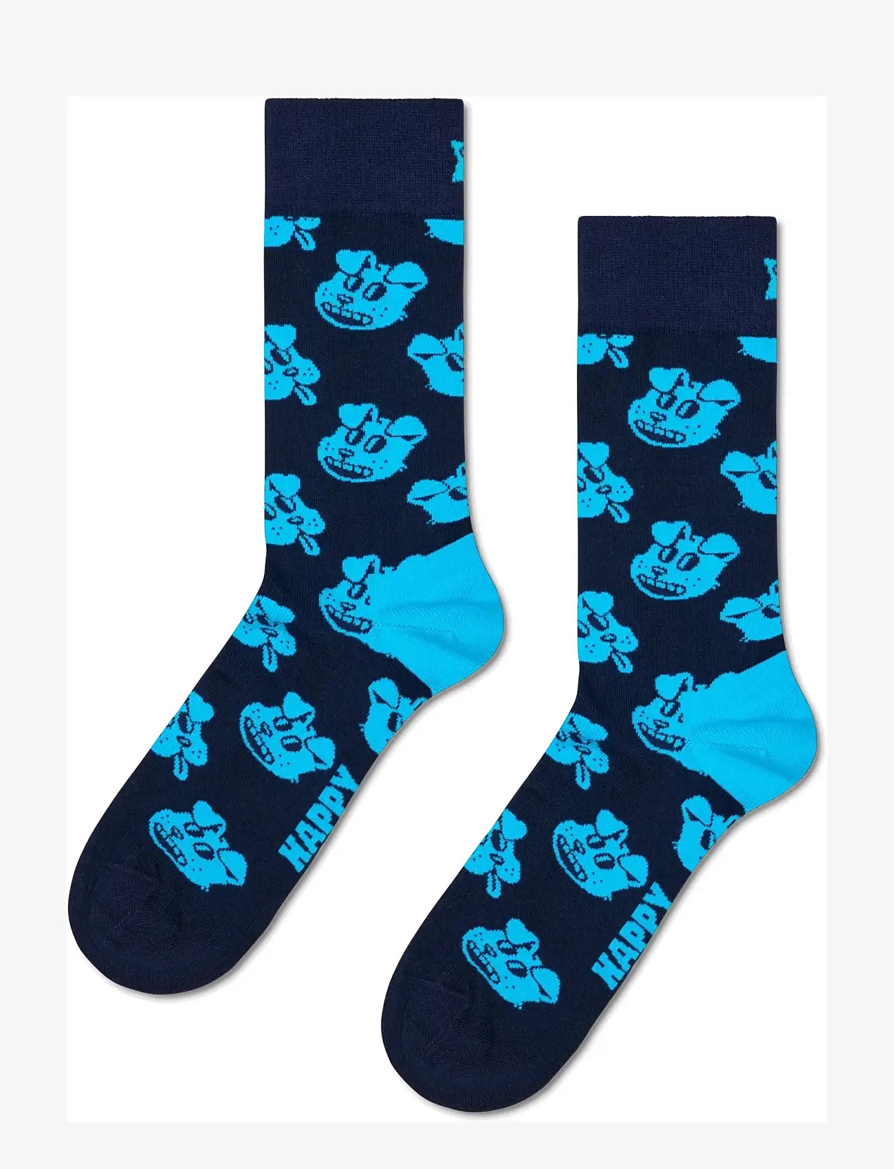 Happy Socks - Dog Sock - sokker - navy - 1