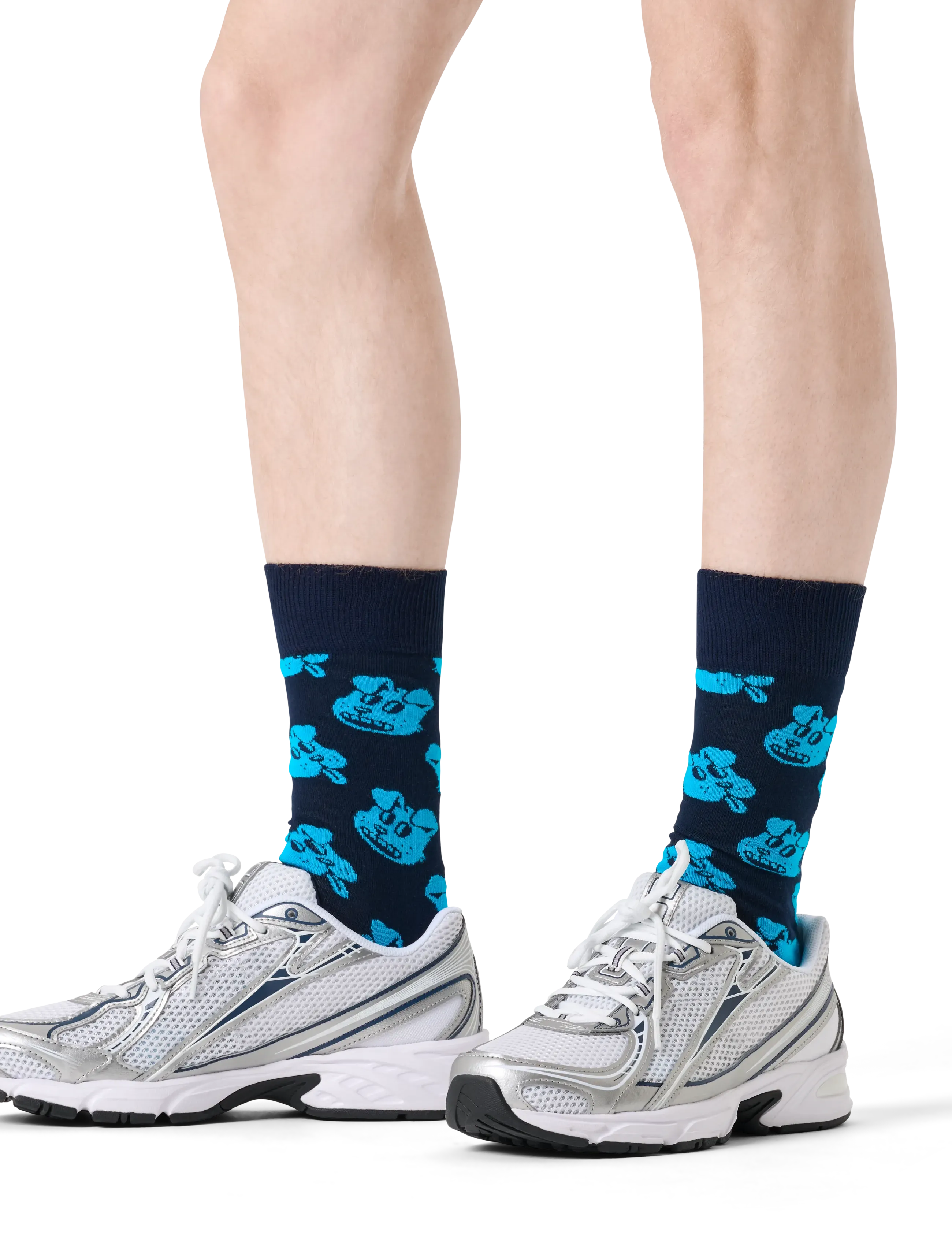 Happy Socks Dog Sock, 41-46, Socks, Blau - Regular Männerswear