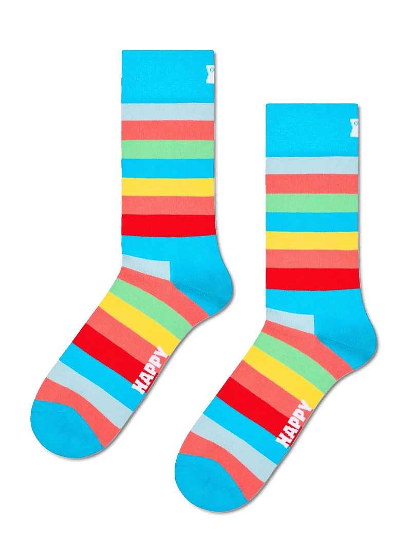 Happy Socks - Stripe Sock - klassikalised sokid - blue - 1