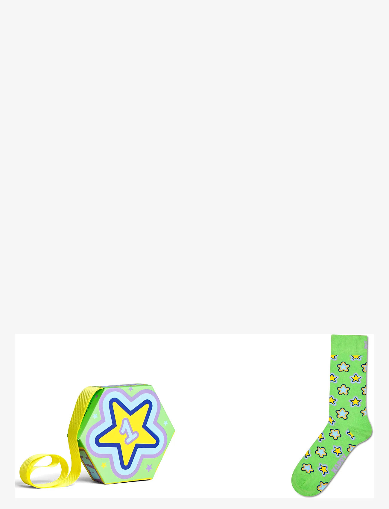 Happy Socks - 1-Pack Superstar Sock Gift Set - sokker - light green - 1