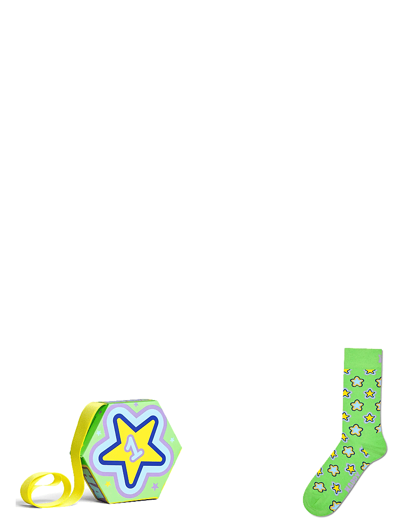 Happy Socks - 1-Pack Superstar Sock Gift Set - klassikalised sokid - light green - 1
