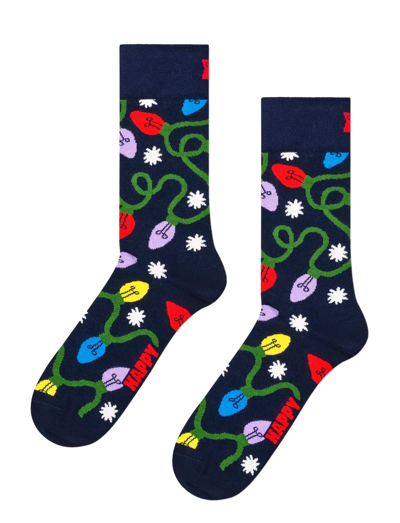 Happy Socks - 3-Pack Holiday Ornaments Socks Gift Set - tennissocken - navy - 2