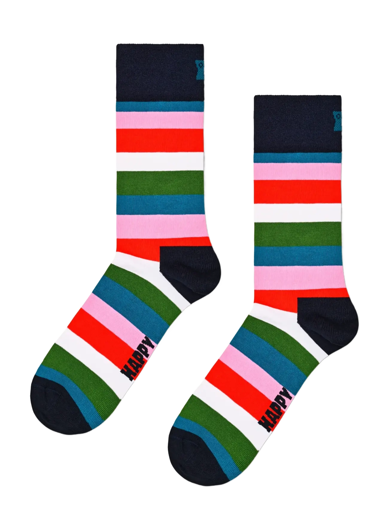 Happy Socks - 3-Pack Holiday Ornaments Socks Gift Set - tennissocken - navy - 4