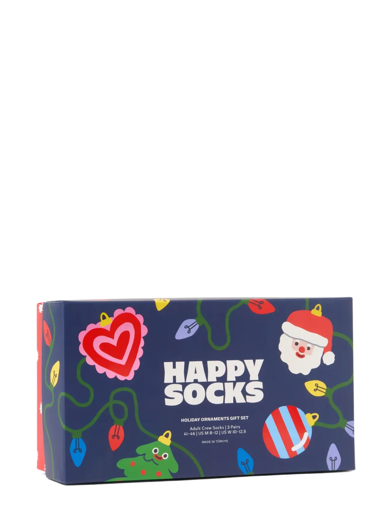 Happy Socks - 3-Pack Holiday Ornaments Socks Gift Set - tennissocken - navy - 5