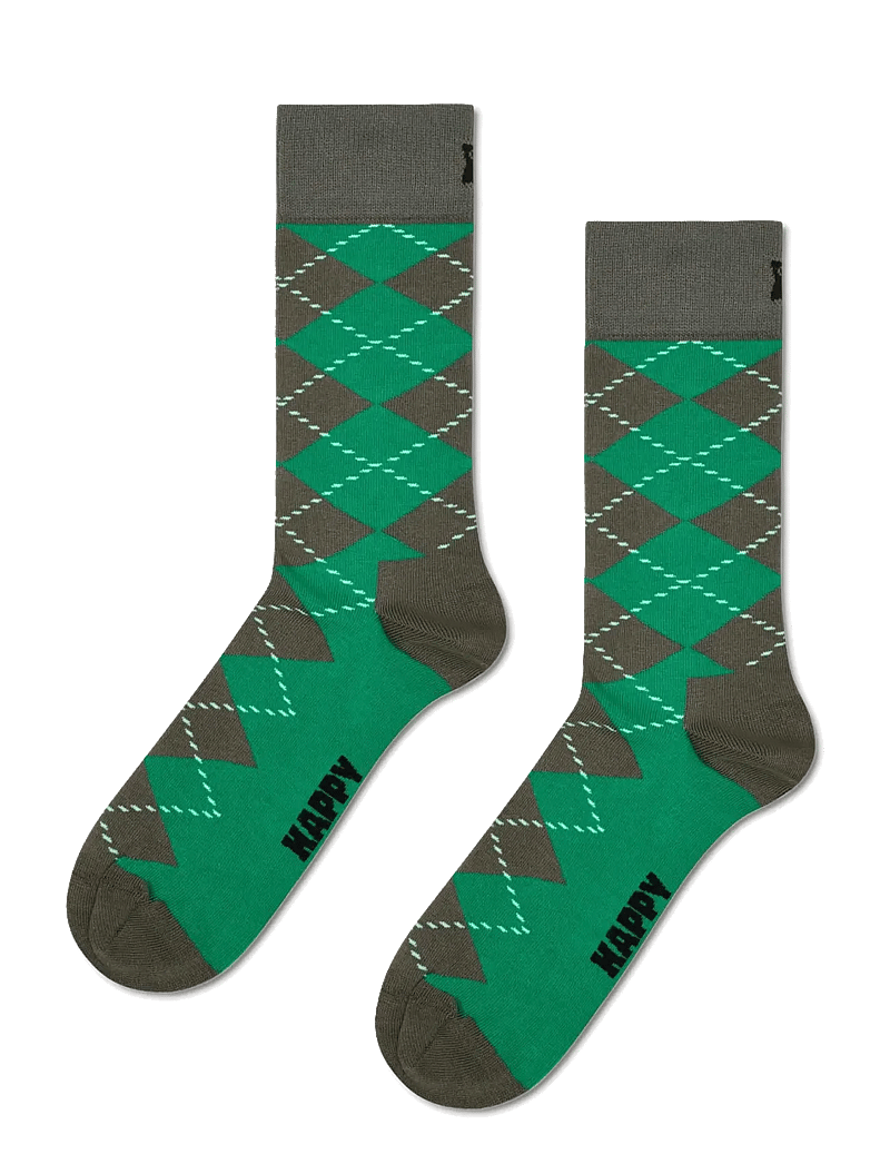 Happy Socks - 3-Pack Golf Socks Gift Set - crew-socken - green - 3