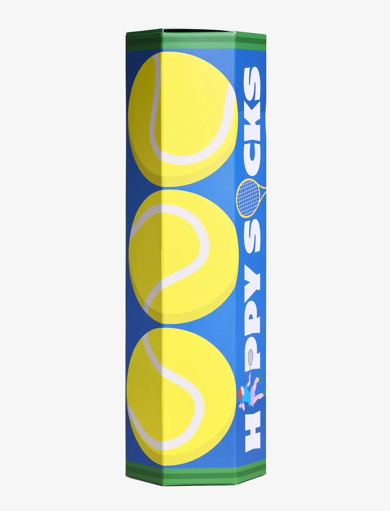 Happy Socks - 3-Pack Tennis Socks Gift Set - crew socks - blue - 1