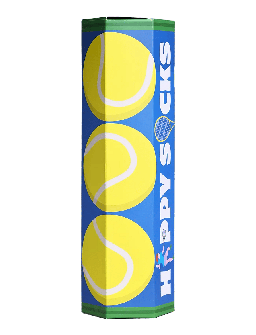 Happy Socks - 3-Pack Tennis Socks Gift Set - crew-socken - blue - 1
