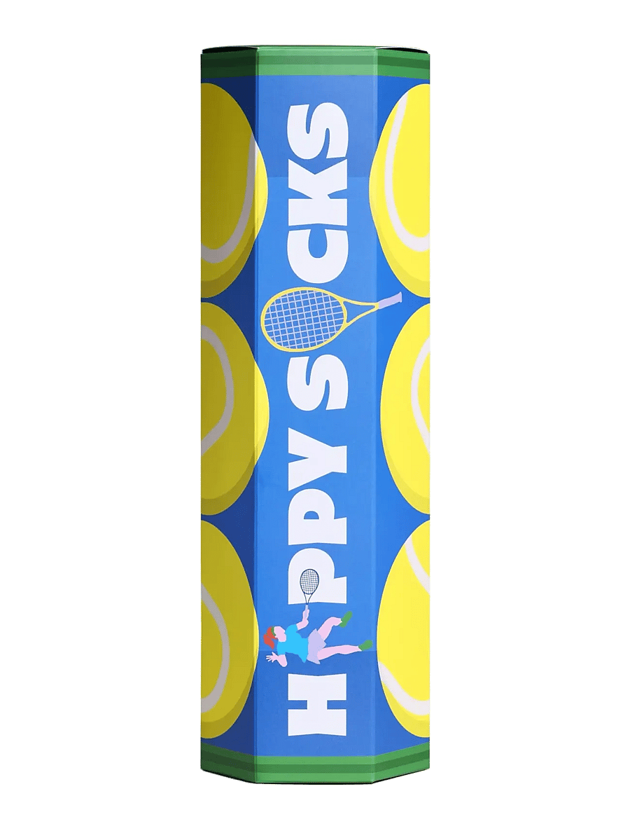 Happy Socks - 3-Pack Tennis Socks Gift Set - crew-socken - blue - 2