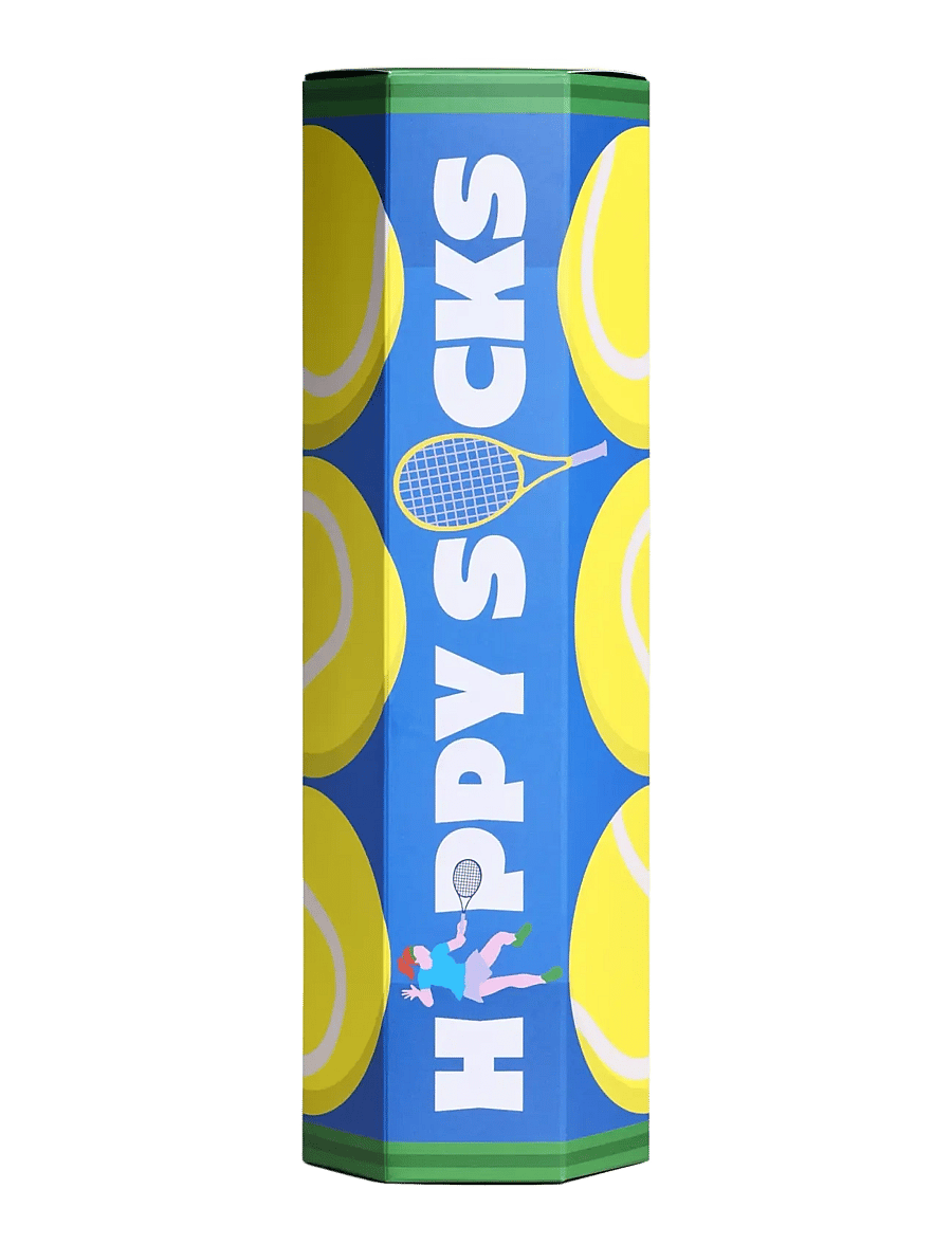 Happy Socks - 3-Pack Tennis Socks Gift Set - crew-socken - blue - 4