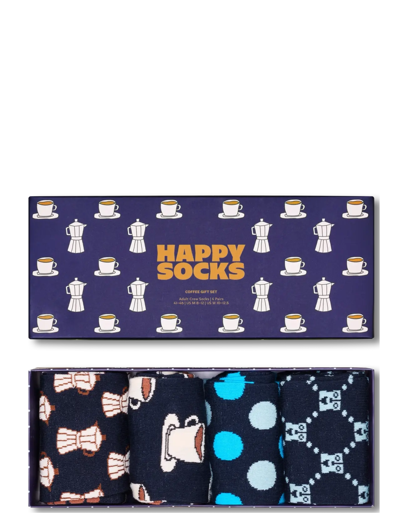 Happy Socks - 4-Pack Coffee Socks Gift Set - die niedrigsten preise - navy - 5