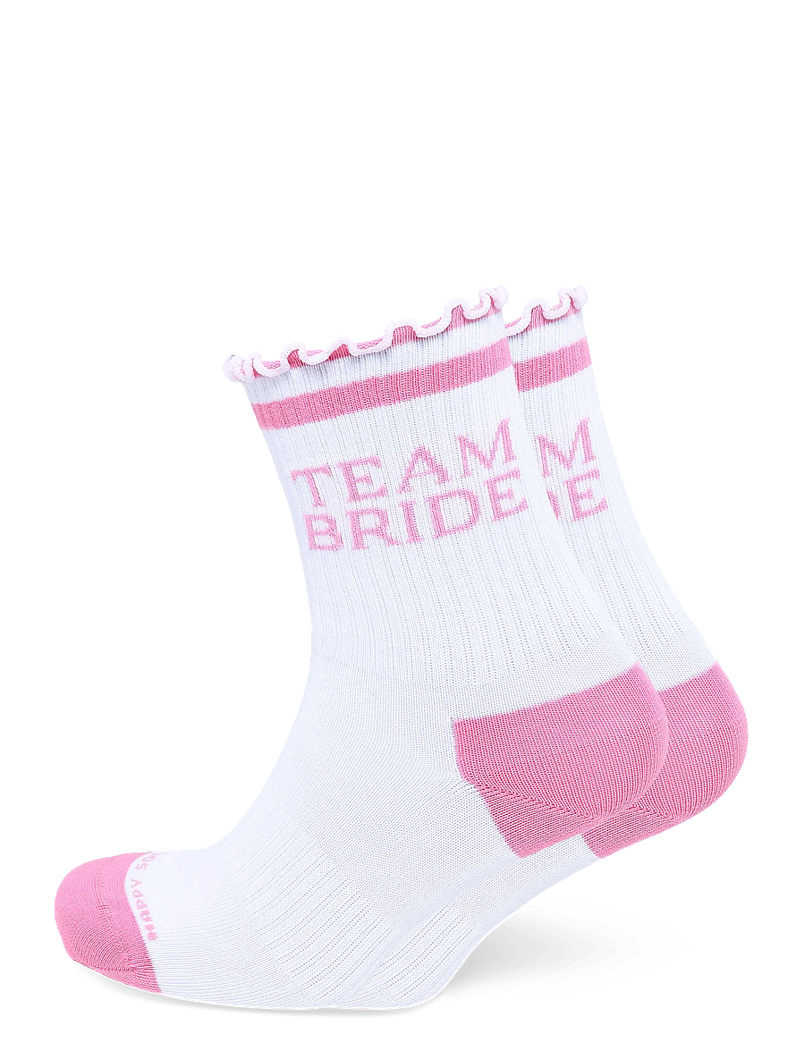 Happy Socks - Team Bride Sneaker Sock - normale socken - white - 0